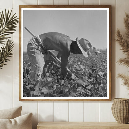 Japanese Farm Worker at Twin Falls County Camp July 1942 - Available at KNOWOL