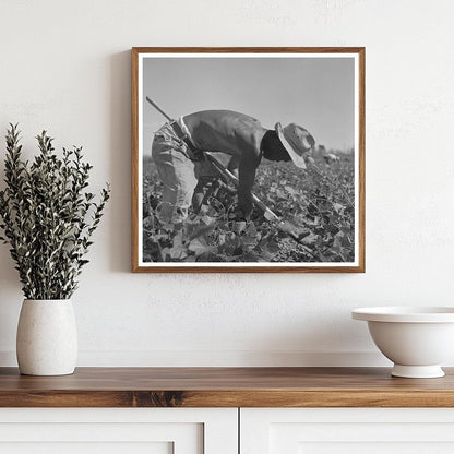 Japanese Farm Worker at Twin Falls County Camp July 1942 - Available at KNOWOL