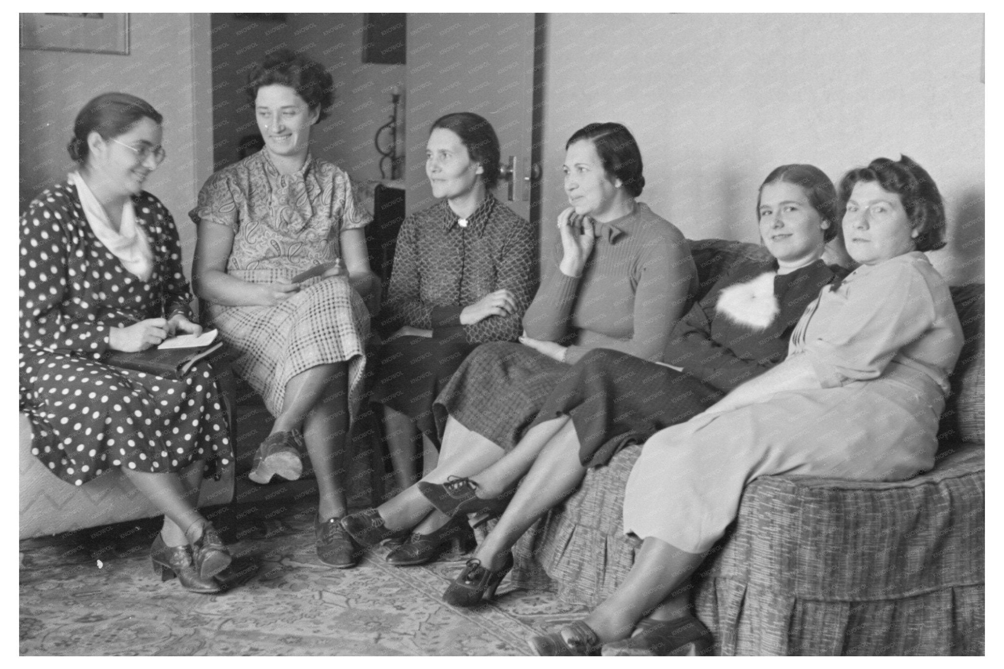 Jersey Homesteads Consumers Club Board 1936 Photo - Available at KNOWOL