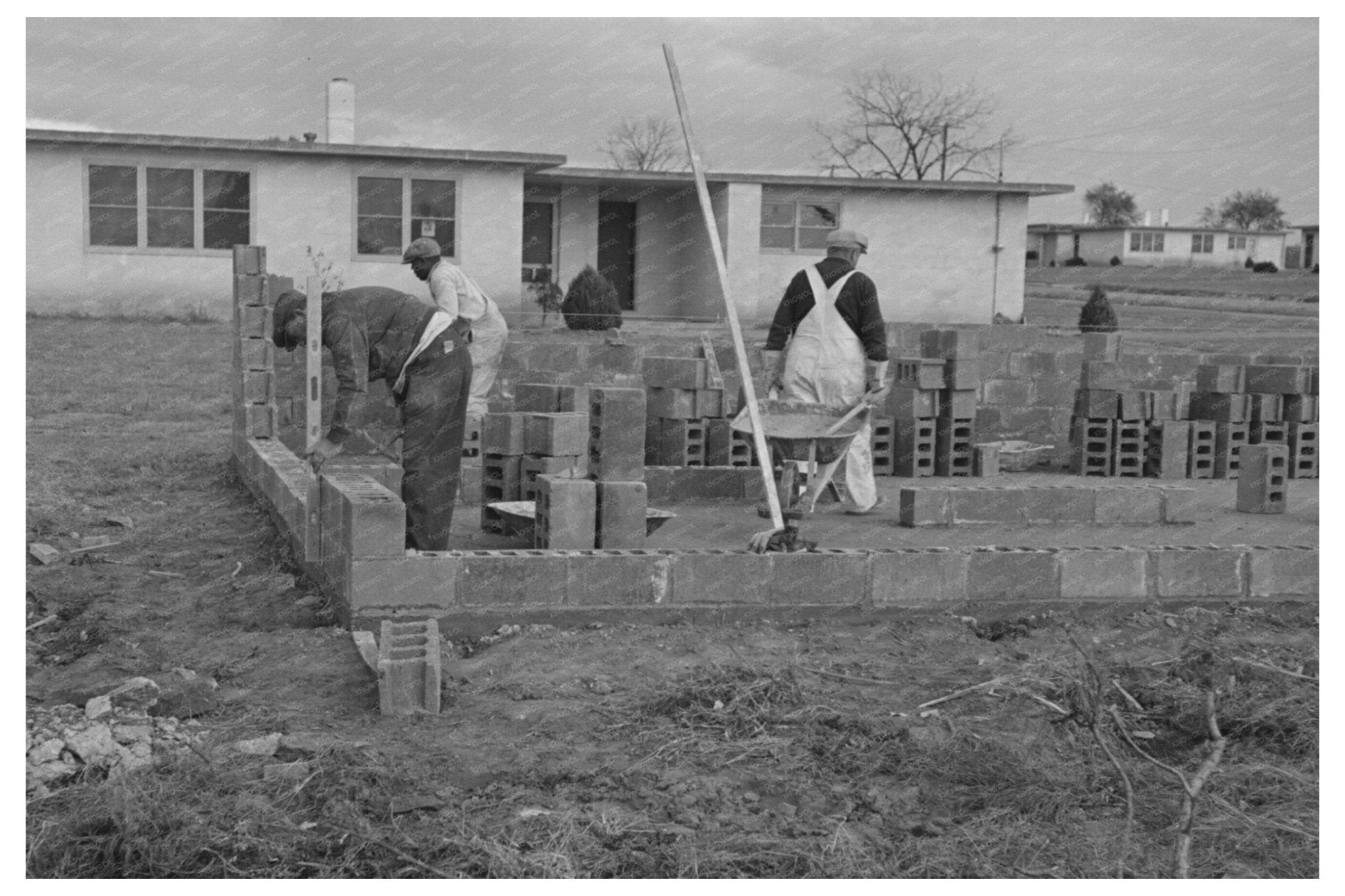 Jersey Homesteads House Construction November 1936 - Available at KNOWOL