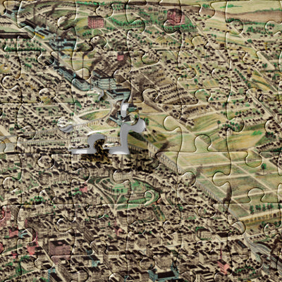 Nashville, TN Vintage Map Jigsaw Puzzle
