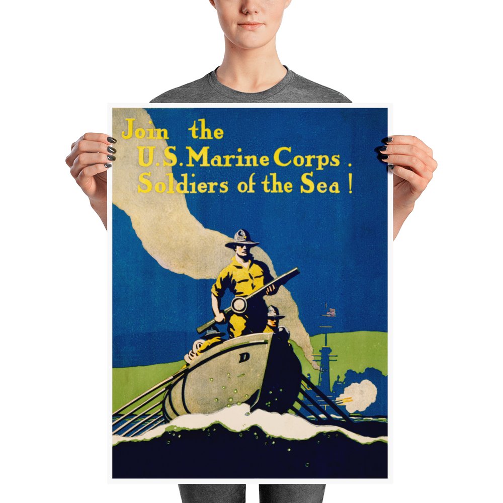 Join the US Marine Corps: Soldiers of the Sea! - Available at KNOWOL