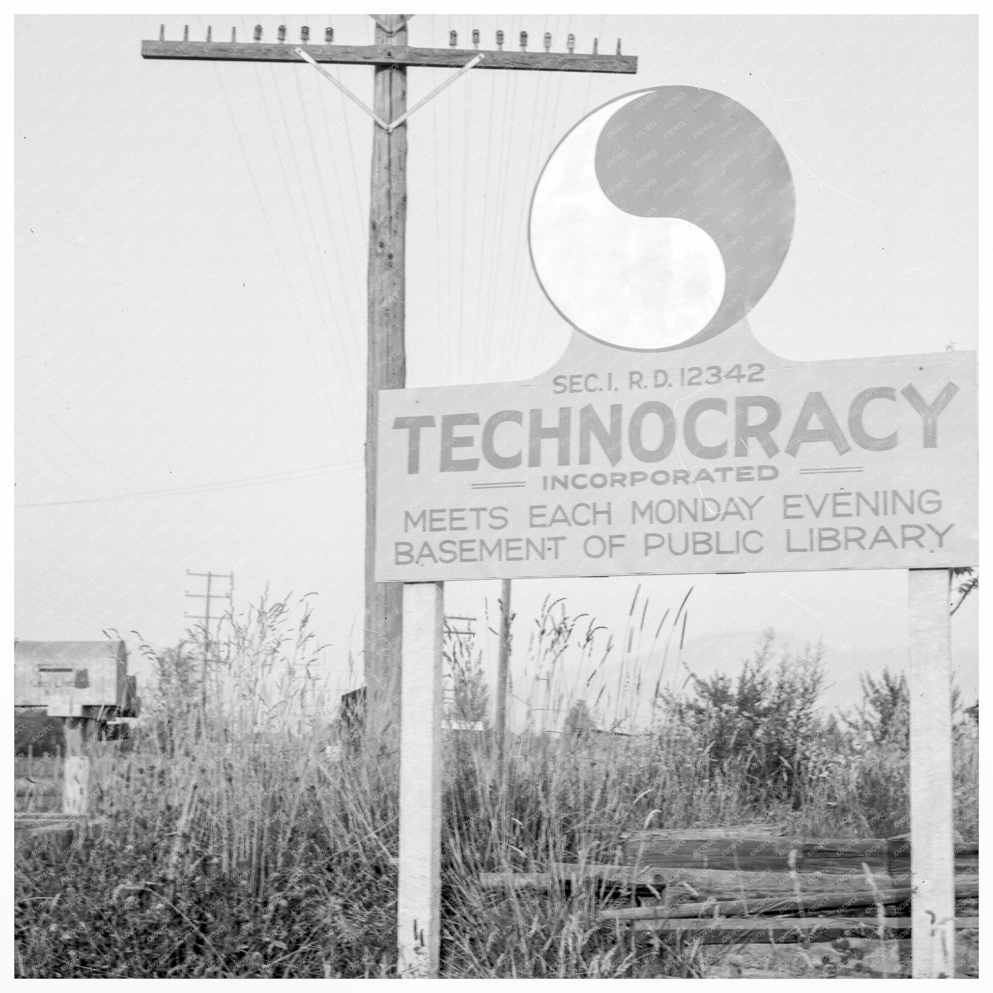 Josephine County Oregon Sign August 1939 - Available at KNOWOL