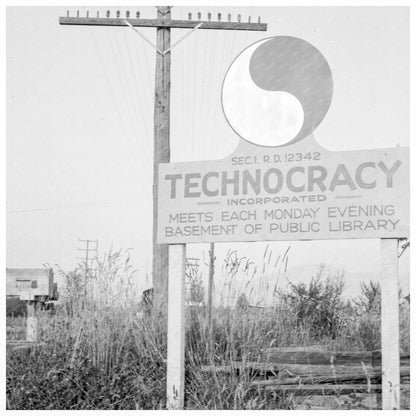 Josephine County Oregon Sign August 1939 - Available at KNOWOL