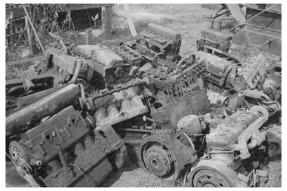 Junkyard Automobile Motors Abbeville Louisiana 1938 - Available at KNOWOL