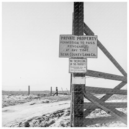 Kern County California Migrants February 1939 Photo - Available at KNOWOL