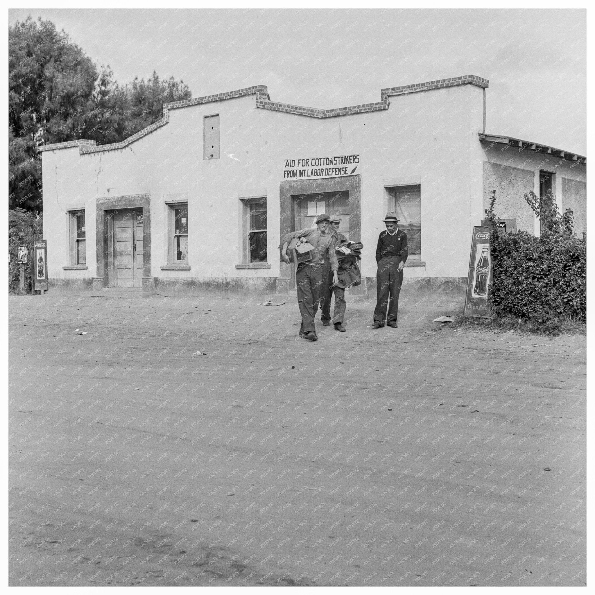 Kern County Cotton Strike Relief Efforts November 1938 - Available at KNOWOL