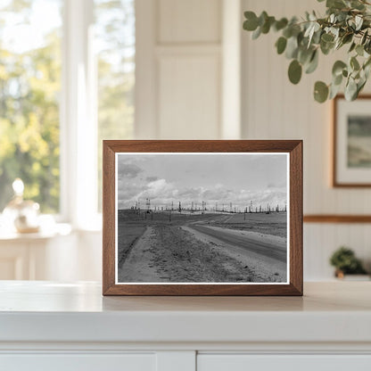 Kern County Oil Field November 1938 Vintage Photograph - Available at KNOWOL