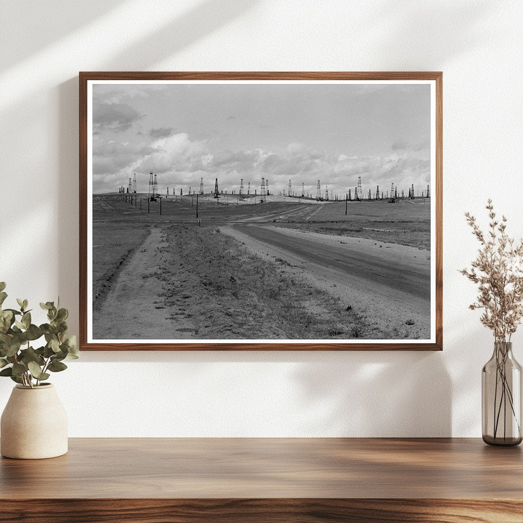 Kern County Oil Field November 1938 Vintage Photograph - Available at KNOWOL