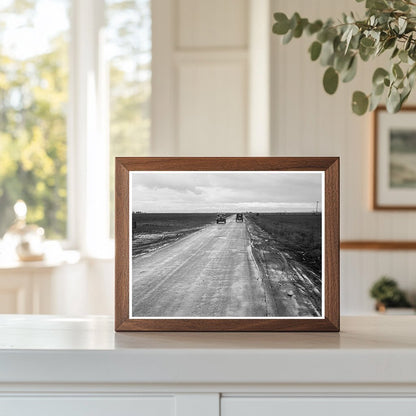 Kern County Road and Potato Fields February 1939 - Available at KNOWOL