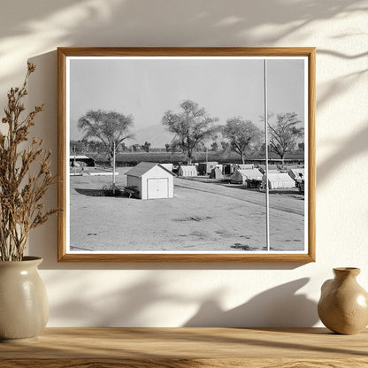 Kern Migrant Camp California 1936 Community Center Image - Available at KNOWOL