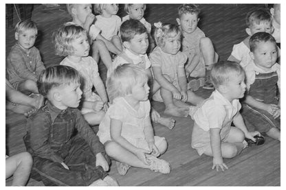 Kindergarten Children at Lake Dick Project 1938 - Available at KNOWOL