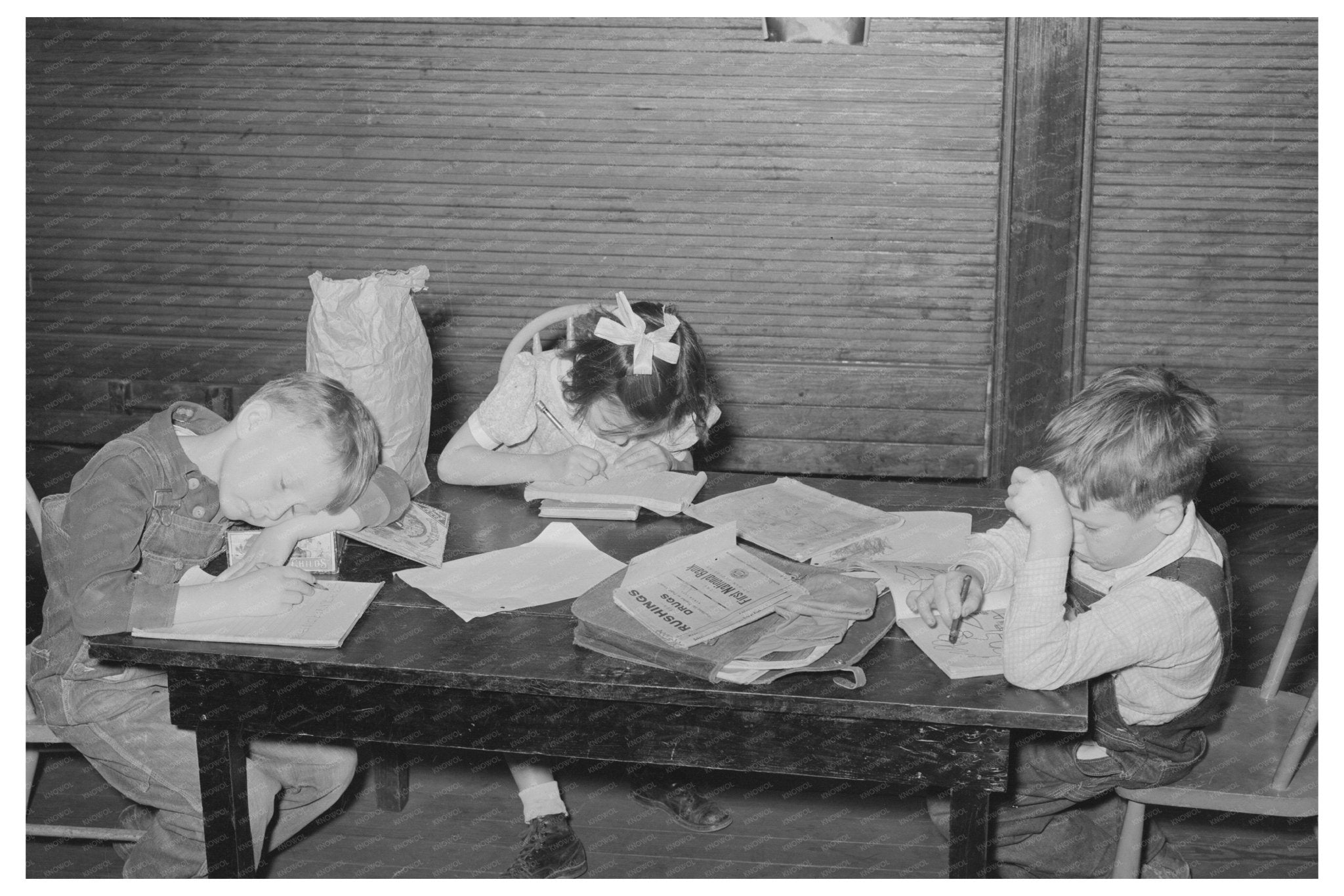 Kindergarten Children in San Augustine Texas April 1939 - Available at KNOWOL