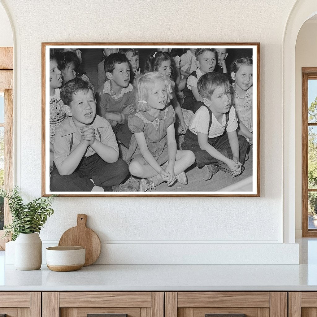 Kindergarten Class in San Leandro California April 1942 - Available at KNOWOL