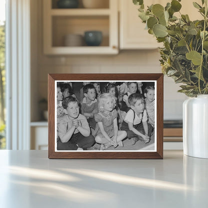 Kindergarten Class in San Leandro California April 1942 - Available at KNOWOL