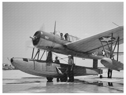 Kingfisher OS2 - U3 Aircraft Naval Air Base Corpus Christi 1942 - Available at KNOWOL