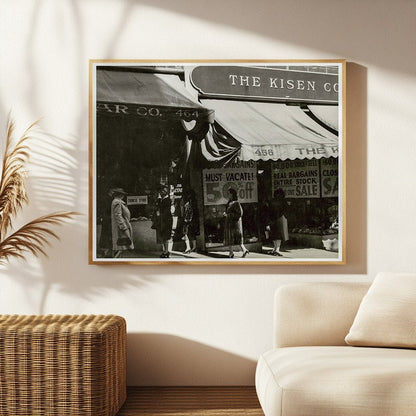 Kisen Co. Store in Chinatown April 1942 Vintage Photo - Available at KNOWOL