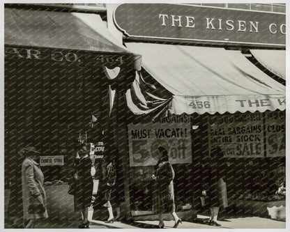 Kisen Co. Store in Chinatown April 1942 Vintage Photo - Available at KNOWOL