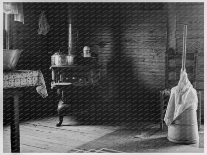 Kitchen of Tobacco Sharecropper in North Carolina 1939 - Available at KNOWOL