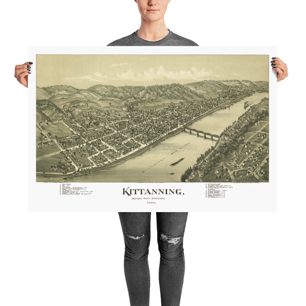 Kittanning, PA 1896 - Available at KNOWOL