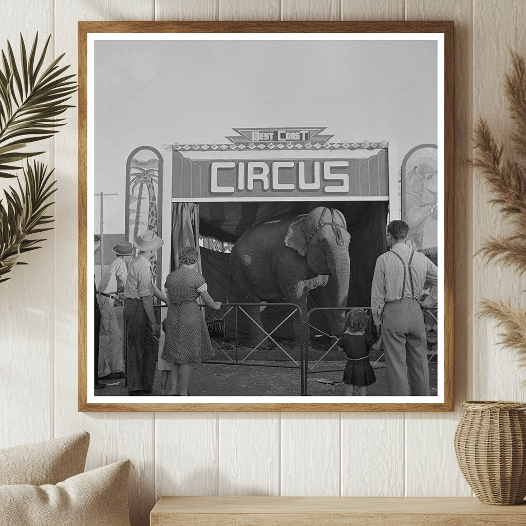 Klamath Falls Circus Day July 1942 Vintage Image - Available at KNOWOL