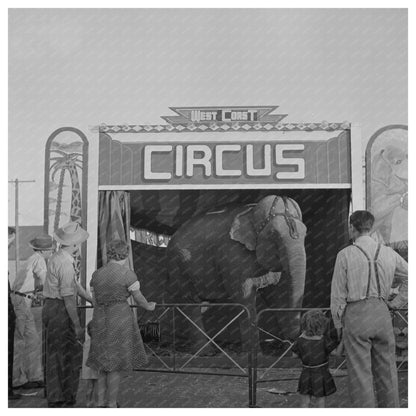 Klamath Falls Circus Day July 1942 Vintage Image - Available at KNOWOL