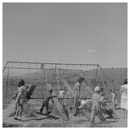 Klamath Falls Park Scene July 1942 Historical Image - Available at KNOWOL