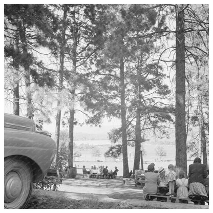 Klamath Falls Park Scene July 1942 Vintage Photograph - Available at KNOWOL