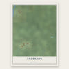 Anderson, Alaska map print, the full design