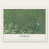 Central, Alaska map print, the full design