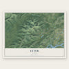 Ester, Alaska map print, the full design