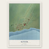 Koyuk, Alaska map print, the full design