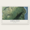 Lowell Point, Alaska map print, the full design