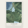 Nanwalek, Alaska map print, the full design