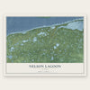 Nelson Lagoon, Alaska map print, the full design