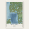 Pilot Point, Alaska map print, the full design