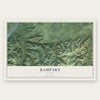 Rampart, Alaska map print, the full design