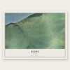 Ruby, Alaska map print, the full design