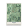Map of Addison, Alabama, 12 x 18 inch unframed archival matte print