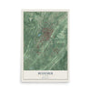 Map of Bessemer, Alabama, 12 x 18 inch unframed archival matte print