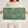 Map of Butler, Alabama, 12 x 18 inch unframed archival matte print