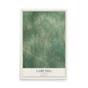 Map of Camp Hill, Alabama, 12 x 18 inch unframed archival matte print