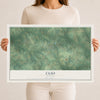 Map of Clio, Alabama, 12 x 18 inch unframed archival matte print