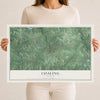 Map of Coaling, Alabama, 12 x 18 inch unframed archival matte print