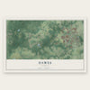 Dawes, Alabama map print, the full design
