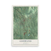 Map of Goodwater, Alabama, 12 x 18 inch unframed archival matte print