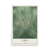 Map of Gordo, Alabama, 12 x 18 inch unframed archival matte print