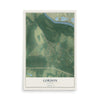 Map of Gordon, Alabama, 12 x 18 inch unframed archival matte print