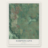 Hampton Cove, Alabama map print, the full design