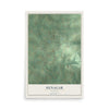 Map of Henagar, Alabama, 12 x 18 inch unframed archival matte print